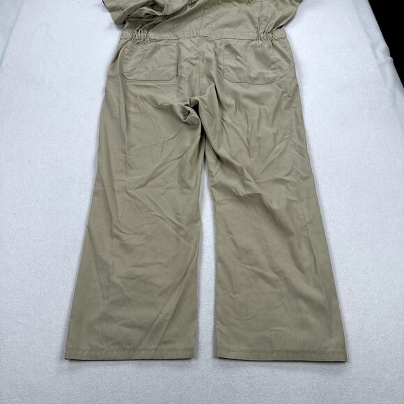 Vintage Big Mac Coveralls Size XL Tan Short Sleeve Straight Leg Utility Work 80s - Picture 12 of 13